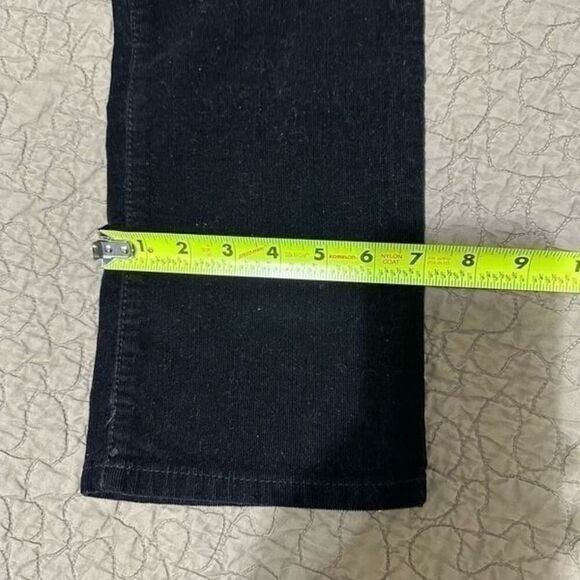 CALVIN KLEIN Jeans Black Corduroy Pants Size 6 A651 - Picture 9 of 9